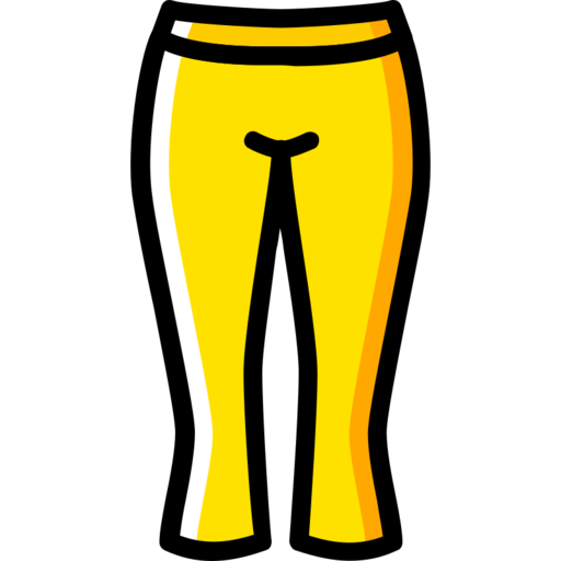 Pants Clothes Free Transparent Png Icon Download (orange, white, black, gold)