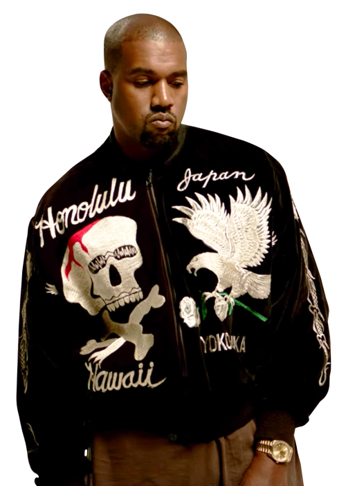 Kanye West Png Clipart (black)