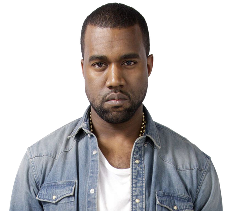 Kanye West Png Transparent Image (white, silver, black)