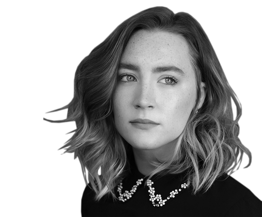 Saoirse Ronan Png File (black)