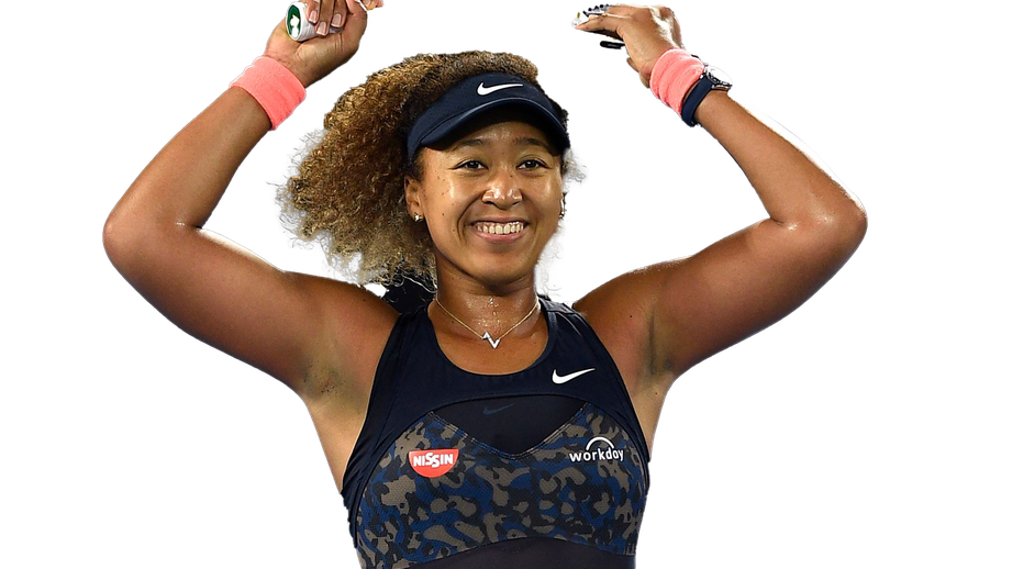 Naomi Osaka Olympic Player Background Png (black)