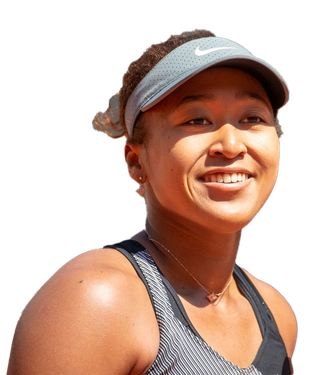 Naomi Osaka Olympic Player Png Image (silver, black, salmon)