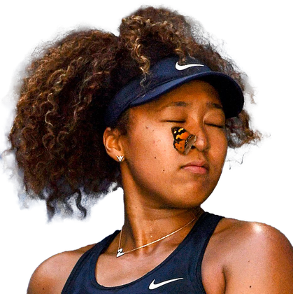 Naomi Osaka Png Free Download (black)