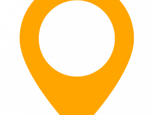 Map Marker Free Download Png 300X225 (black, orange)