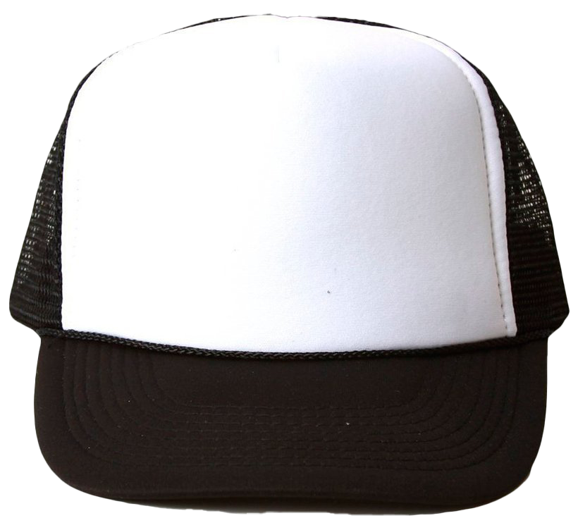 Cap Png File Download Free (black, white)