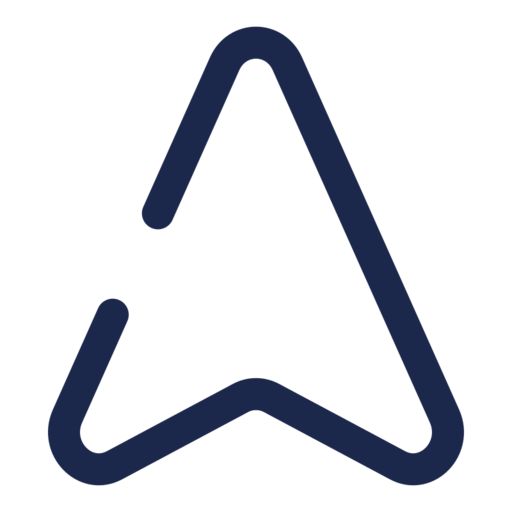 Map Arrow Up Free Png Icon Download (navy, black)