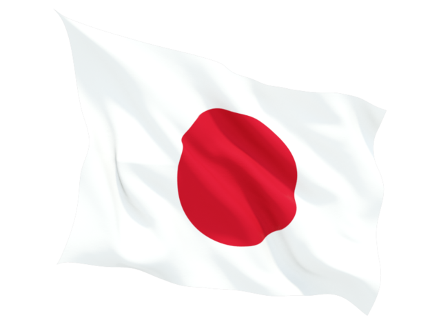 Japan Flag Png (black, lavender, white)