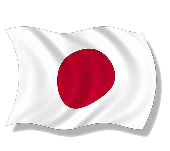 Japan Flag Transparent (lavender, white)