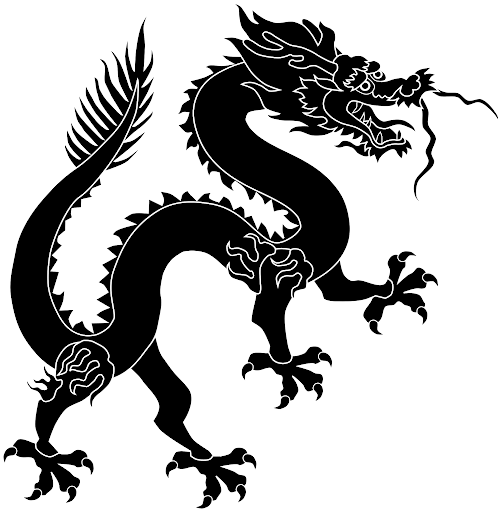 Japanese Dragon Png Free Download (black, gray)