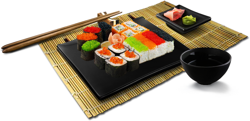 Japanese Food Culture Transparent (black, lavender, white, silver)