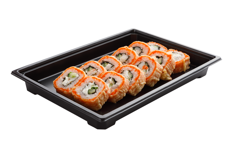 Japanese Food Sushi Transparent (black)