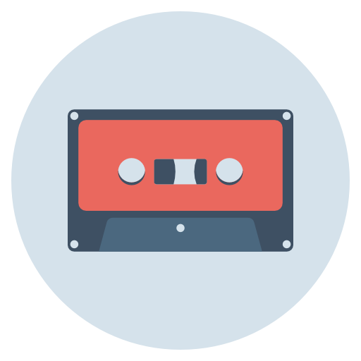 Tape Audio Music Retro Old Audiophile Icon Free Nobackground Png Icon Download (salmon, black, gray, lavender, teal)