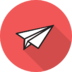 Paper Plane Icon Free Transparent Png Icon Download (chocolate, salmon, black, white)