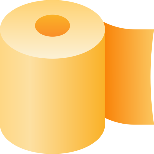 Paper Roll Free Png Icon (pink, salmon, black)