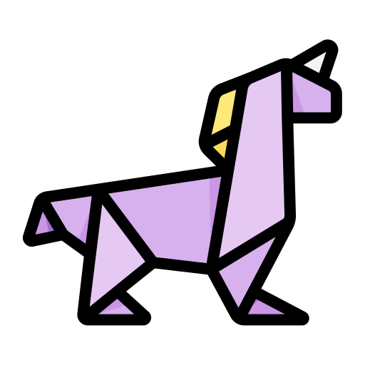 Paper Unicorn Origami Creative Craft Icon Free Transparent Png Icon Download (lavender, black, plum)