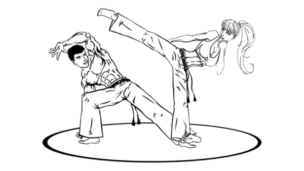 Capoeira Png (black, white)