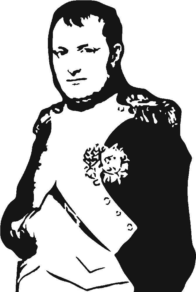 Napoleon Bonaparte Png Hd Isolated (black)