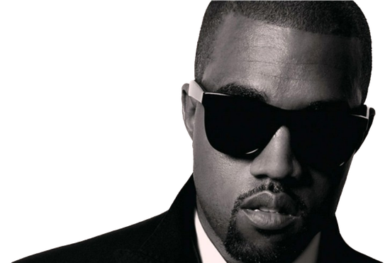 Rapper Kanye West Png Photos (black)