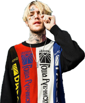 Rapper Lil Peep Png Clipart (black)