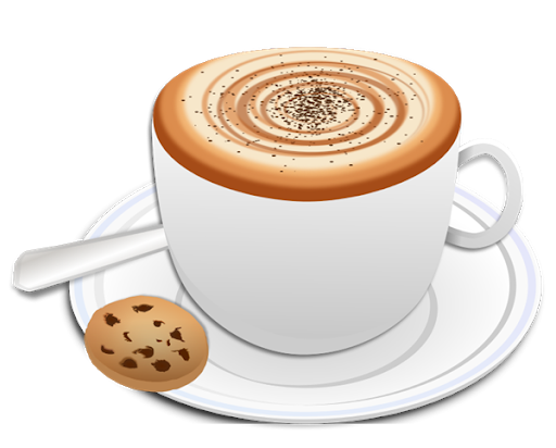 Cappuccino Png Pic (black, white, lavender)