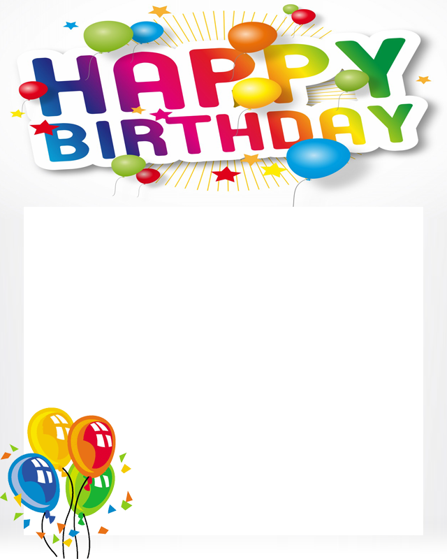 Happy Birthday Frame Png Picture (lavender, white)