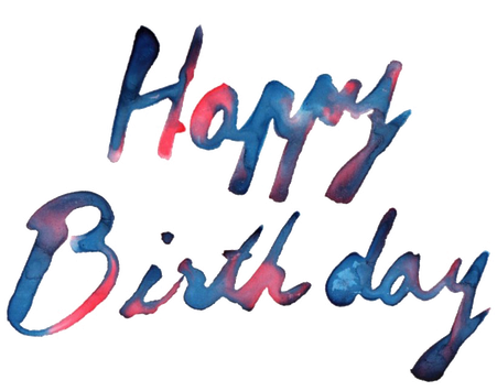 Happy Birthday Text Png Photos (white)