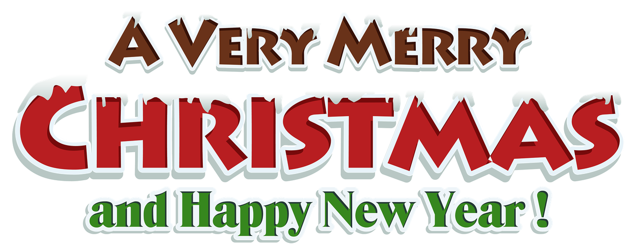 Happy Christmas Text Download Png Image (black, maroon)