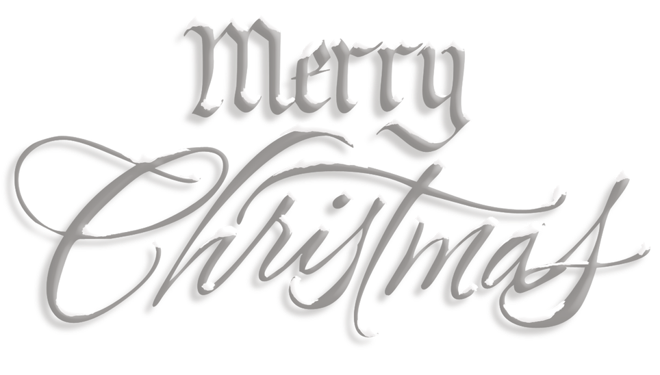 Happy Christmas Text Png Hd (black, gray, indigo)