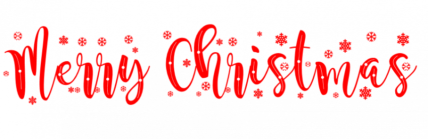 Happy Christmas Text Transparent Images Png (black, red)