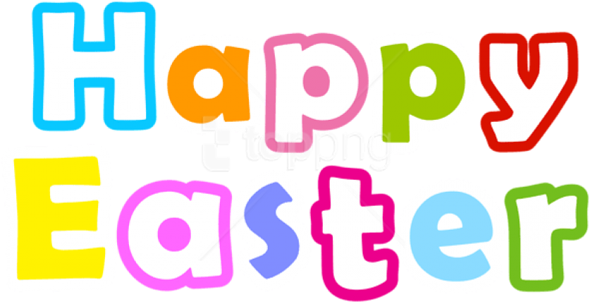 Happy Easter Background Png (olive, white, yellow, mint, black)