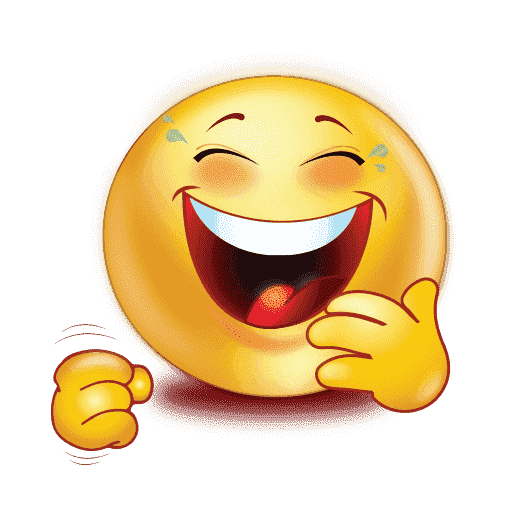 Happy Emoji Transparent Png (orange, white, gray, black, gold)