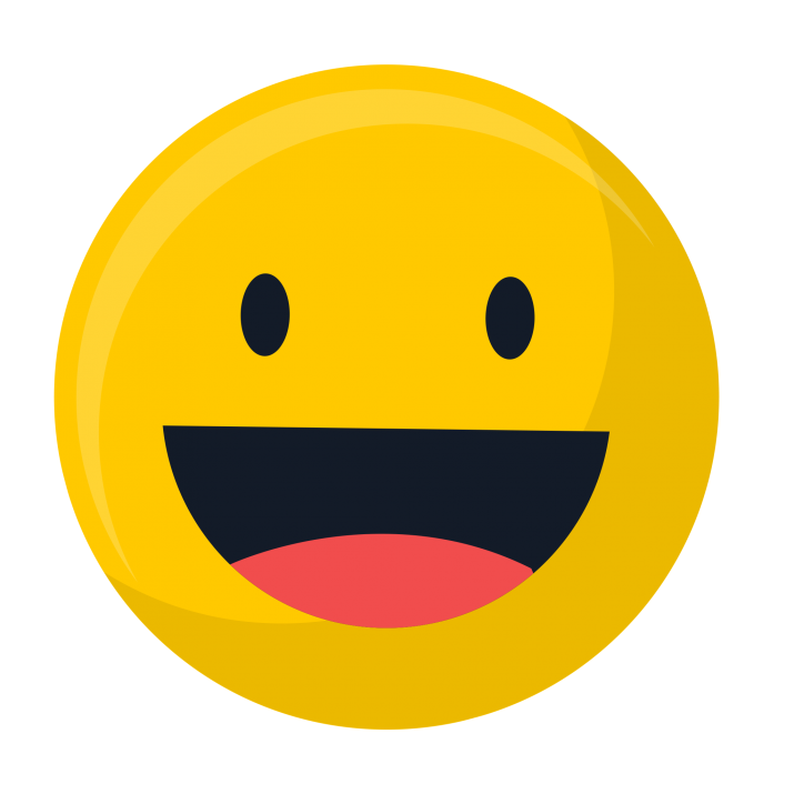 Happy Face Png Photo (black, gold, chocolate, orange)