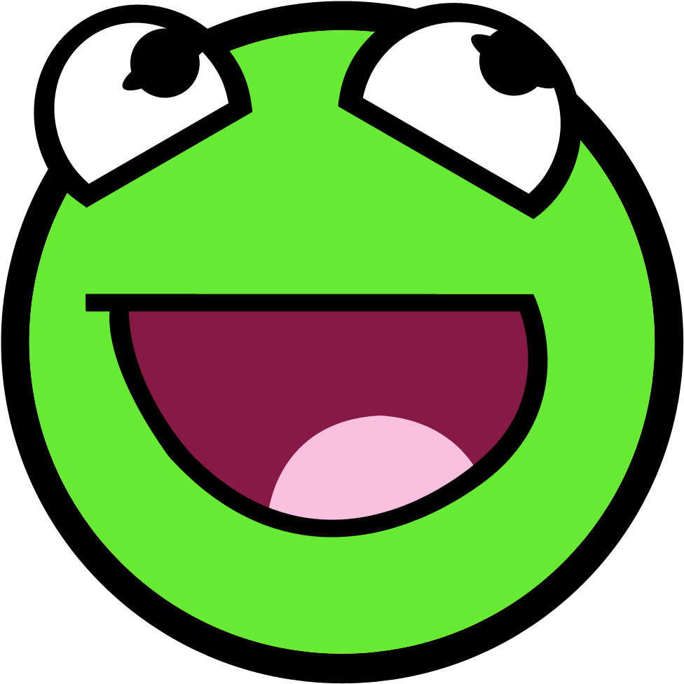 Happy Face Transparent Background (lime, white, purple, black, pink)