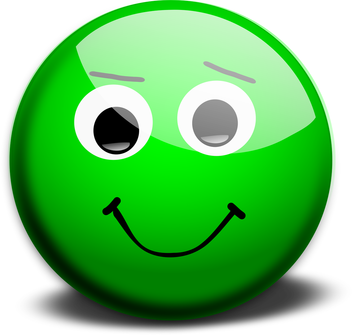 Happy Face Transparent Images Png (black, white, lime, green)