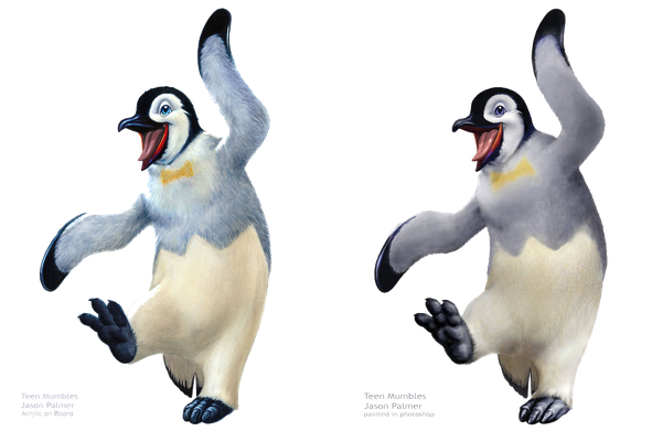 Happy Feet Png File (black)