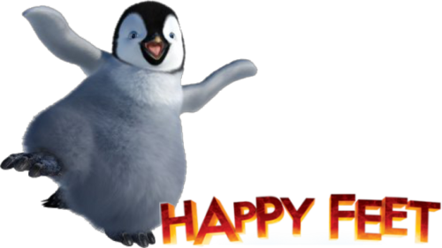 Happy Feet Png Transparent File (indigo, black, gray, white)