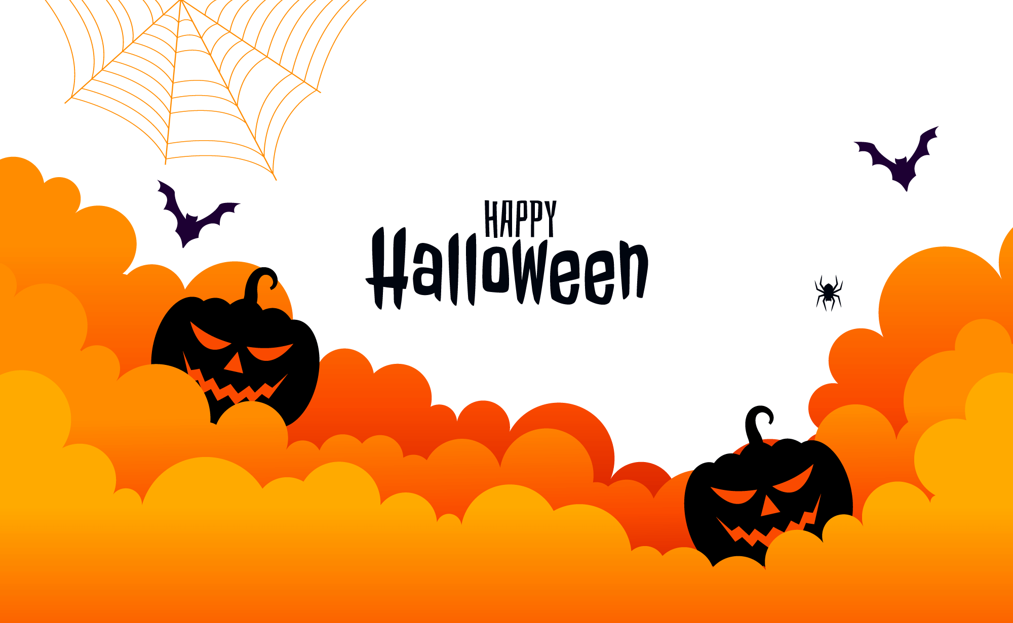 Happy Halloween Png Free Image (chocolate, black, orange)