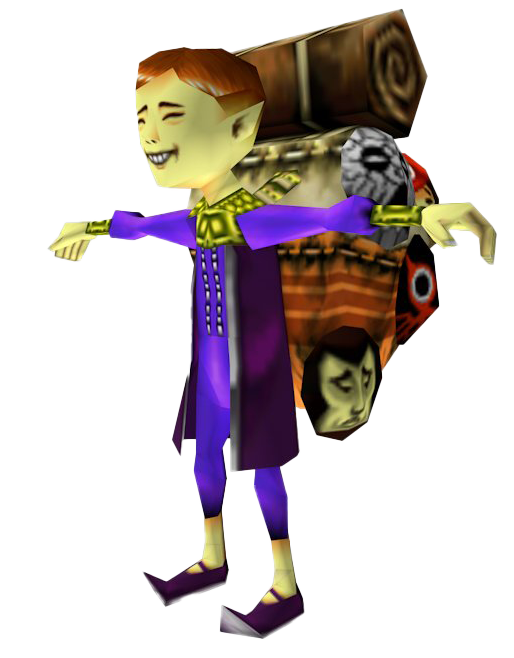 Happy Mask Salesman Png Transparent Image (black, white)