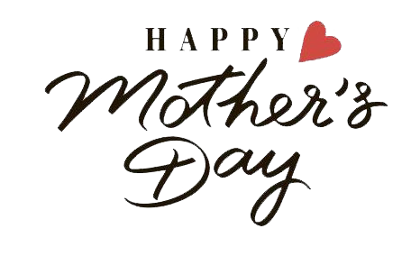 Happy Mothers Day Word Logo Png (lavender, white)