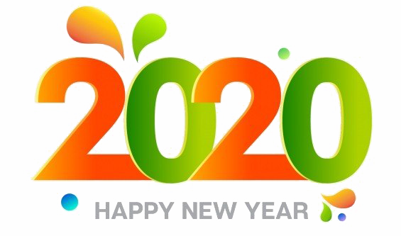 Happy New Year 2020 Png Pic (chocolate, white)