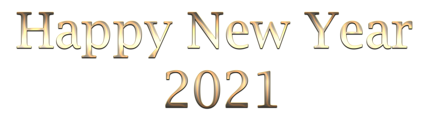 Happy New Year 2021 Png File (black)