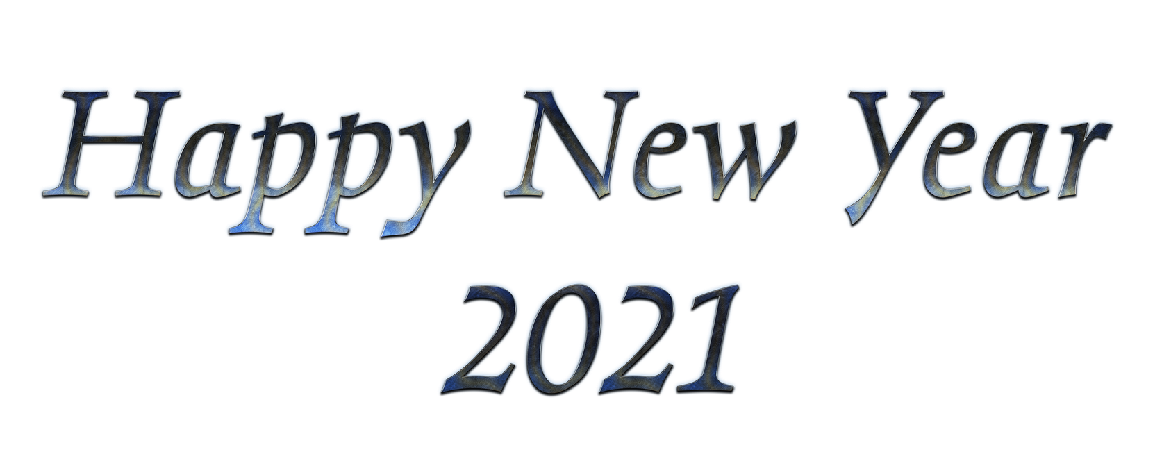 Happy New Year 2021 Png Hd (black)