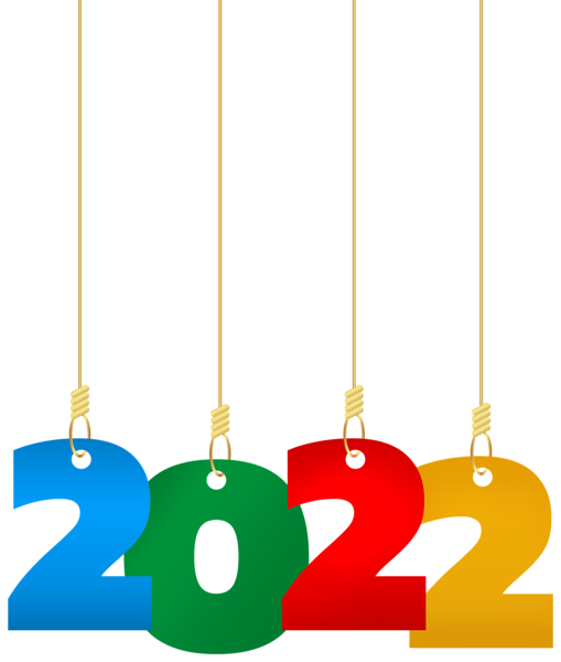 Happy New Year 2022 Png Hd (black, olive, maroon, red)