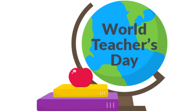 Happy Teachers Day Png Picture (red, purple, greenish blue, black, gray)