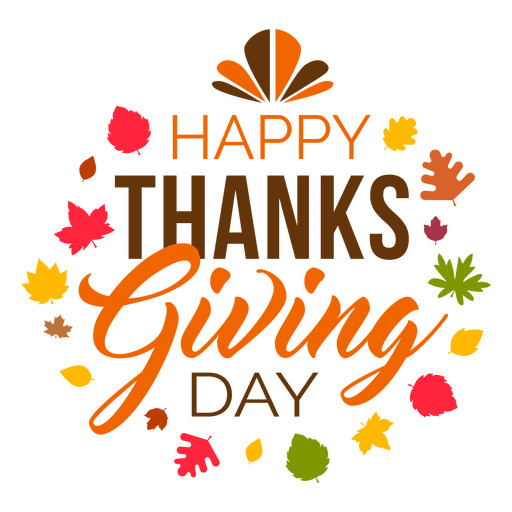 Happy Thanksgiving Png Image Hd (chocolate, gray, red)