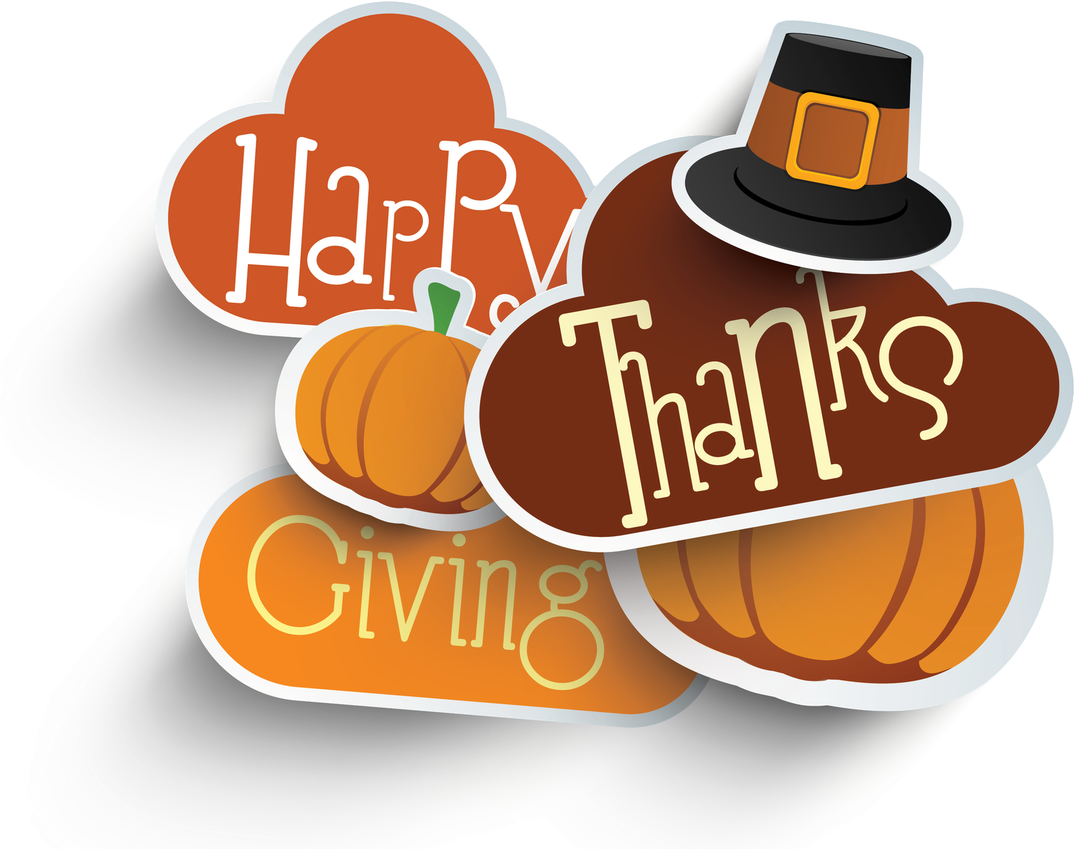 Happy Thanksgiving Png Images Hd (chocolate, maroon, white, orange, black)