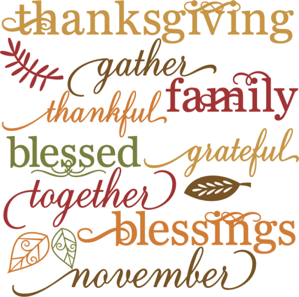 Happy Thanksgiving Png Images (gray)