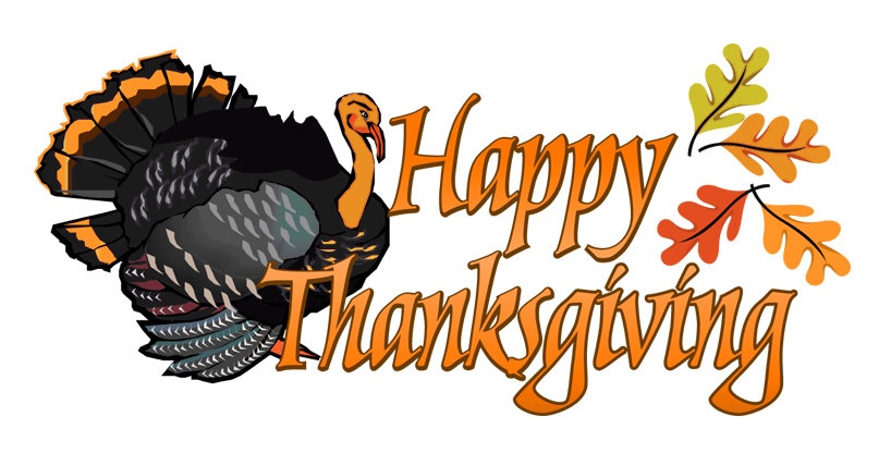 Happy Thanksgiving Png Picture (black, maroon, white, pink)