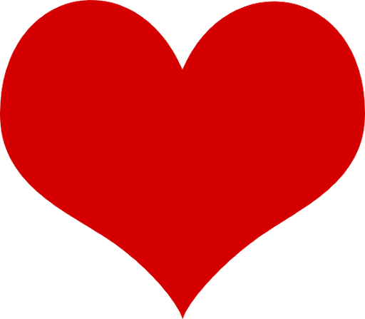 Happy Valentines Day Heart Png Free Image (black, red)