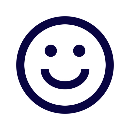 Happy Face 2 Free Png Icon (navy, black)